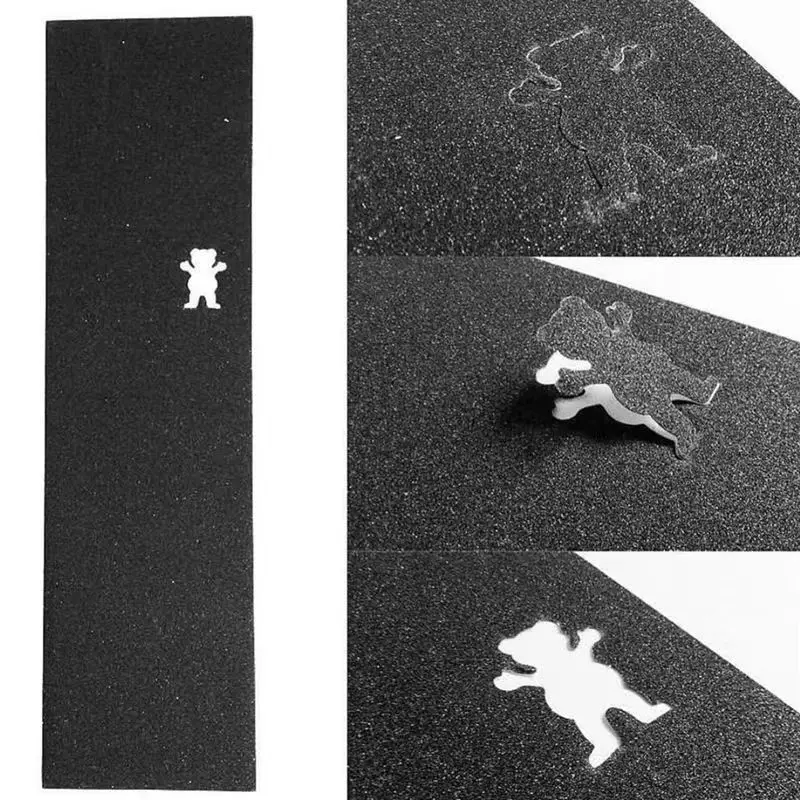 Skateboard Griptape 33*9 Pollici Grizzl Y Griptape Carta Vetrata Pro Skateboard Per Adulti Fai Da Te
