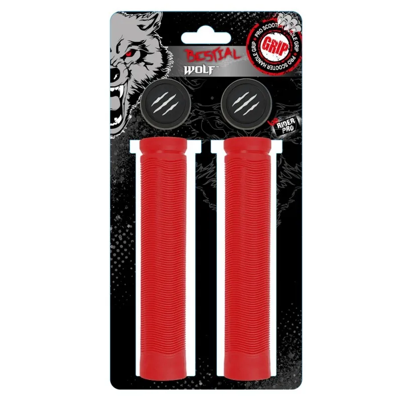 Coppia Maniche Bestial Wolf Rs81, Speciali Per Scooter Pro. Il Gommato È Morbido Al Tatto. Nuova Dimensione 155Mm.