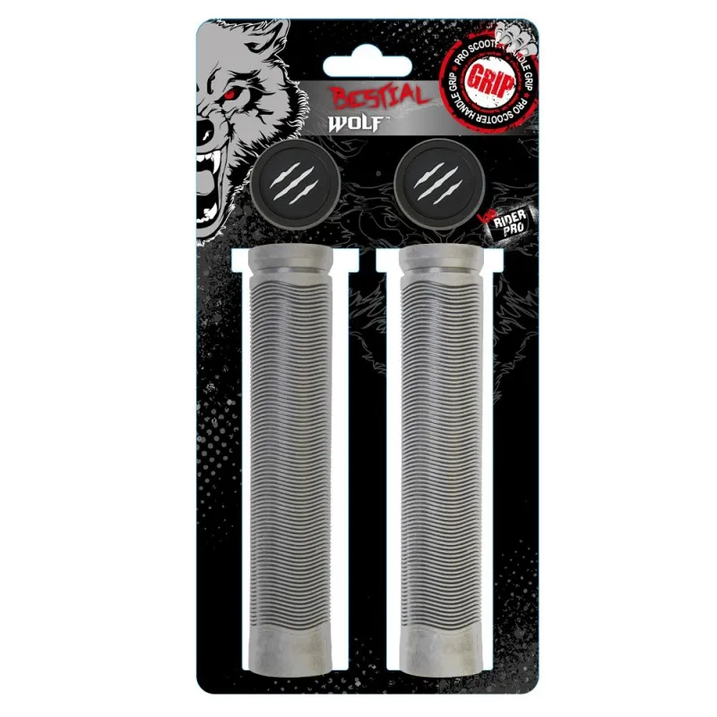 Coppia Maniche Bestial Wolf Rs81, Speciale Per Scooter Pro. Il Gommato È Morbido Al Tatto. Nuova Dimensione 155Mm.