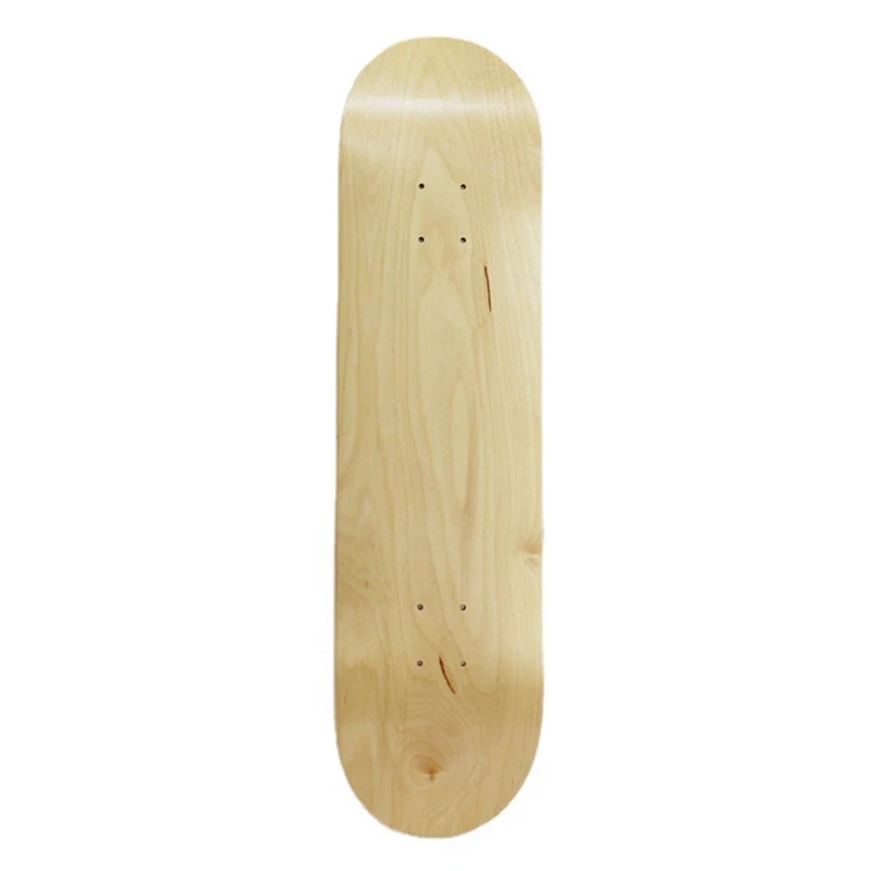 Top!-8 Strati 8 Pollici Acero Vuoto Skateboard Doppi Skateboard Concavi Skateboard Naturale Tavola Skateboard Acero Parte Fai Da Te