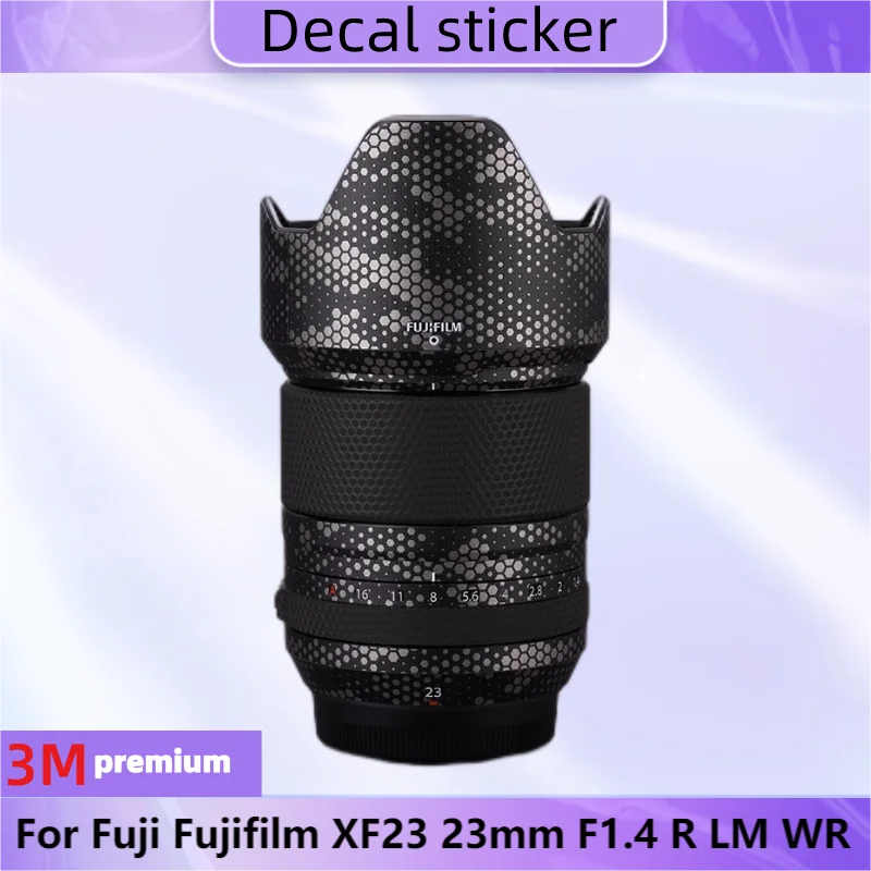 Xf 23 F1.4 R Lm Wr Decalcomania Pelle Vinile Pellicola Avvolgente Obiettivo Della Fotocamera Adesivo Protettivo Per Fuji Fujifilm Xf23 23Mm 1.4 F/1.4 