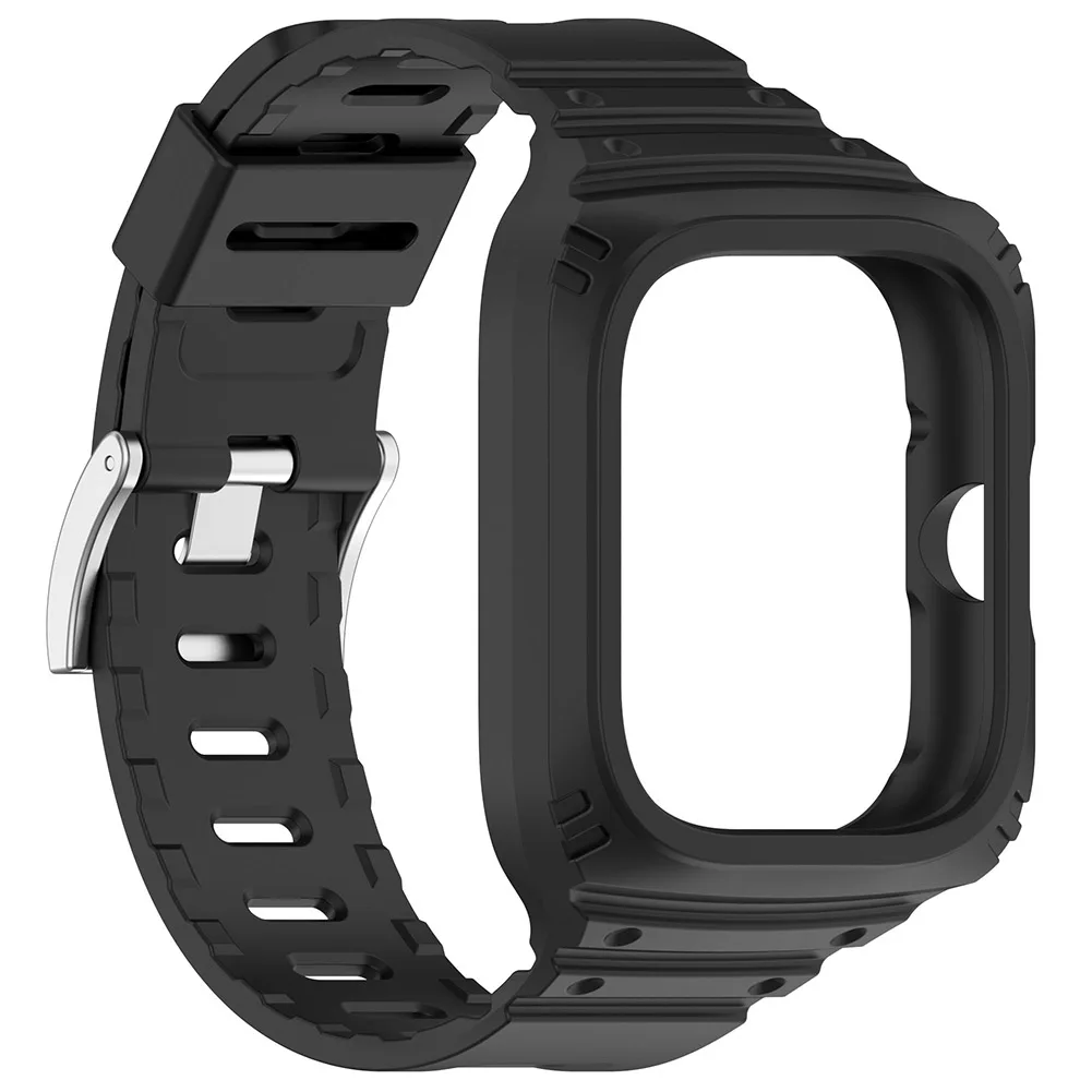 2 In 1 Per Redmi Watch 4 Case + Band Sweatproof Smart Watch Protector Shell And Band Watch Band Strap + Custodia Protettiva