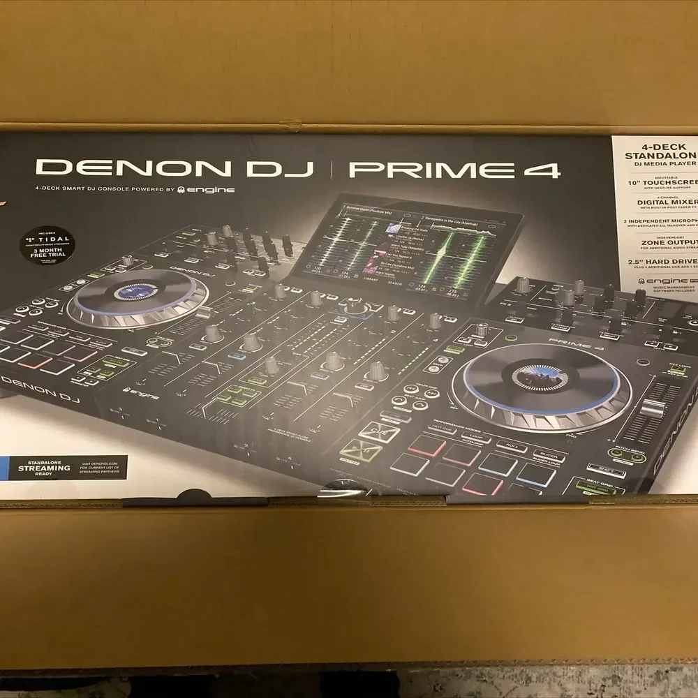 Ab Best Denon Dj Prime 4 Standalone 4-Deck 10 Hd Multitouch