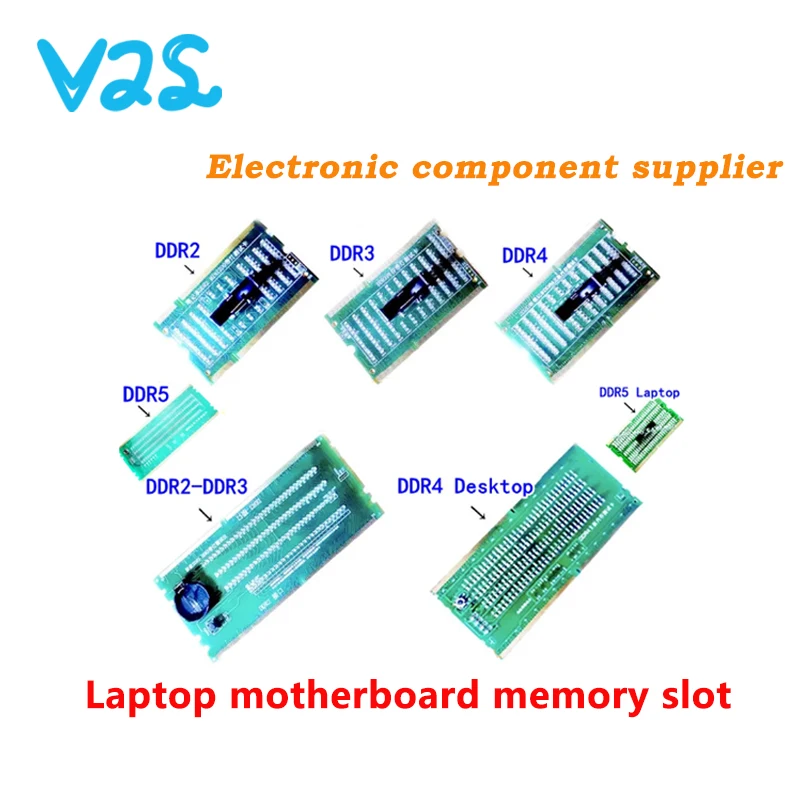 Nuovo Slot Di Memoria Della Scheda Madre Del Computer Portatile Ddr2 / Ddr3 /Ddr4 / Ddr5 Scheda Di Test Dell'Analizzatore Diagnostico Sdram Sodimm Out
