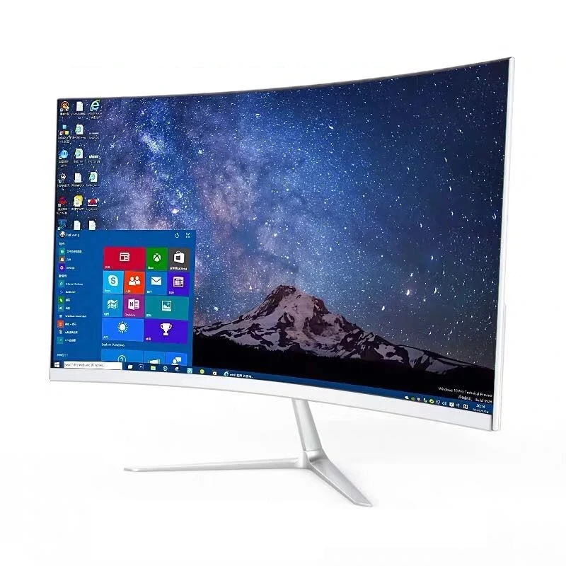 Penpos Monitor Lcd Da 27 Pollici Con Risoluzione 4K Economica Monitor Led Ips Monitor Da Gioco 144Hz 144Hz 1Ms Display A Schermo Piatto Vga/Hdmi