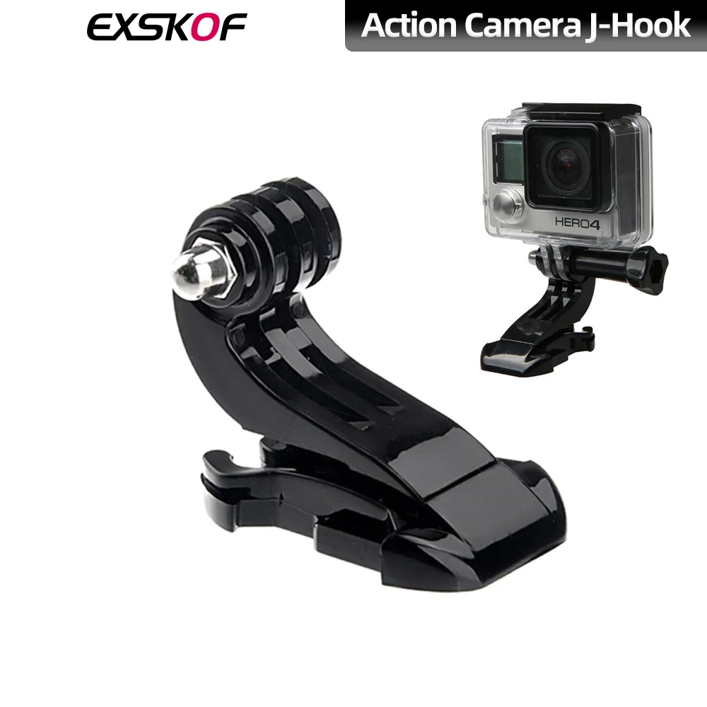 Per Gopro Hero 12 J-Hook Superficie Verticale Montaggio Rapido J-Hook Buckle Mount Per Gopro Hero 12 11 10 9 Insta360 X3 Dji Action 3
