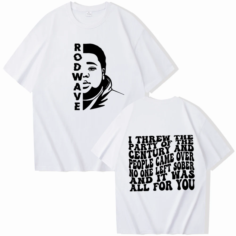 Rod Wave Shirt Rod Wave Nostalgia Shirt Rod Wave Merch Regalo Per Rod Wave Fan Casual O-Collo Camicie A Maniche Corte Unisex