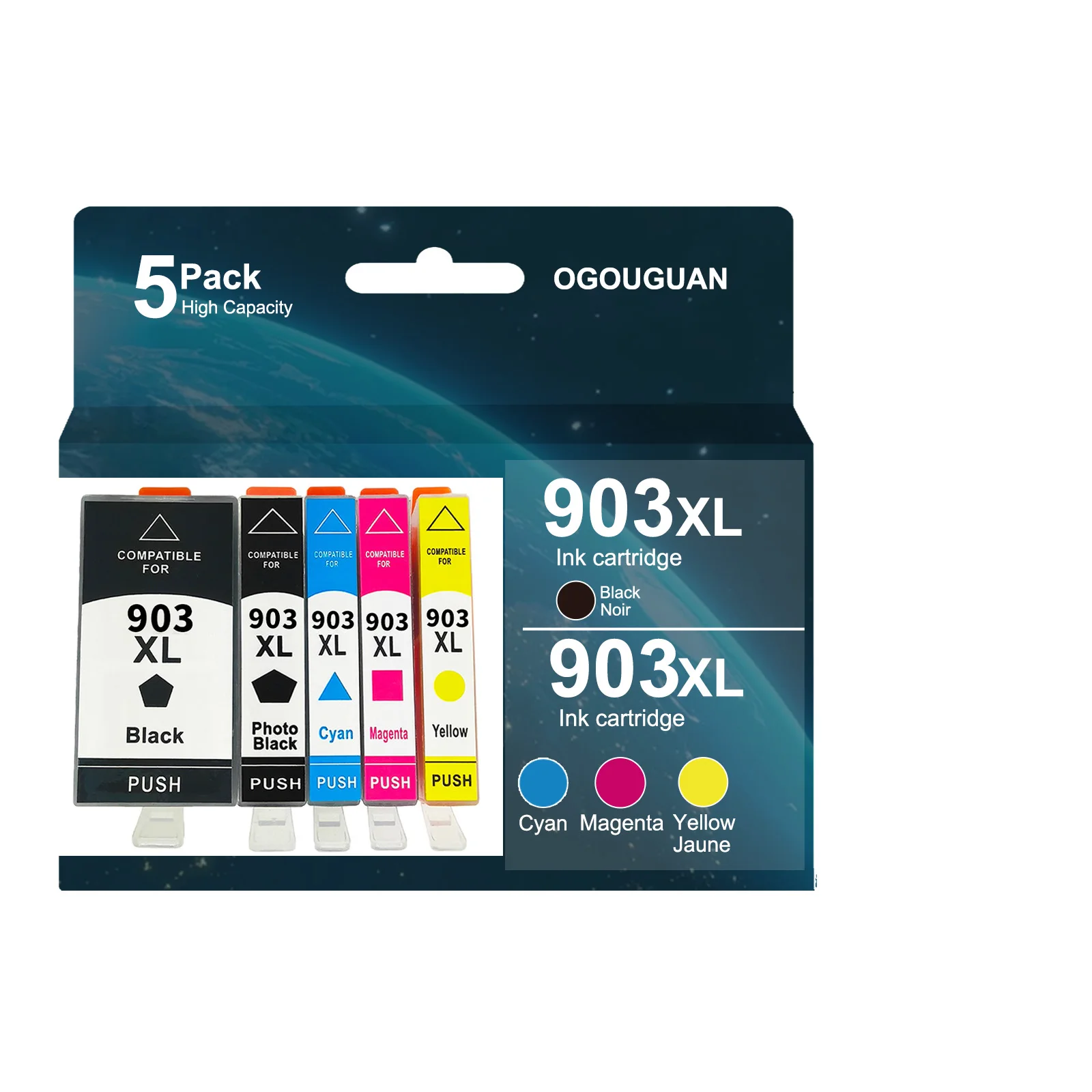 Inchiostro Hp903 Compatibile Per Cartucce Hp 903 903Xl 907Xl Per Cartucce Stampante Officejet Pro 6950/6960/6961/6970/6971