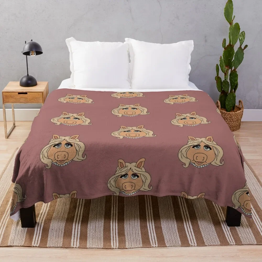 Miss Piggy Coperta Copriletto Coperte Scozzesi