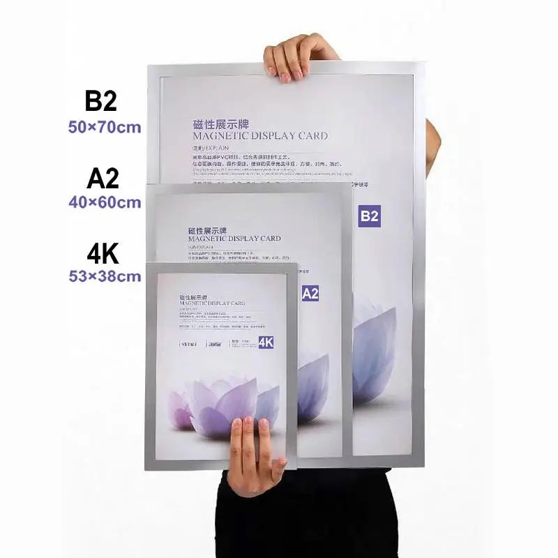 Moetron Large A2 Picture Frame 40X60 Artwork Wall Tabellone Adesivo Cornice Magnetica In Pvc A2 Cornice Per Poster 50X70 Cornice Per Foto