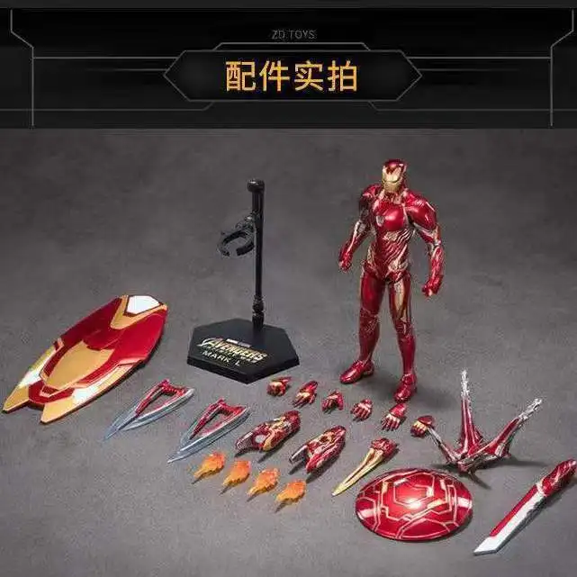 Marvel Iron Man Mk50 Mk85 Shfiguards Marvel Metal Action Figure Model Toys Collection Gift