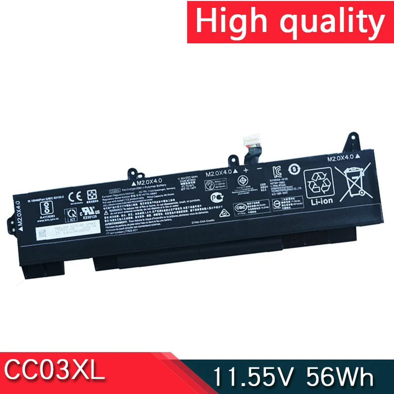 Nuova Batteria Cc03Xl 11.55V 56Wh Per Hp Zbook Firefly 15 Elitebook 850 855 G7 G8 Hstnn-Ub8W Db90 L77622-541 2 C2 2 C1