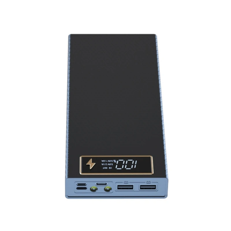 Custodia Fai-Da-Te Con Ricarica Rapida Da 22,5 Ricarica Wireless Da 15 Scatola Portabatterie 8X18650 Schermo