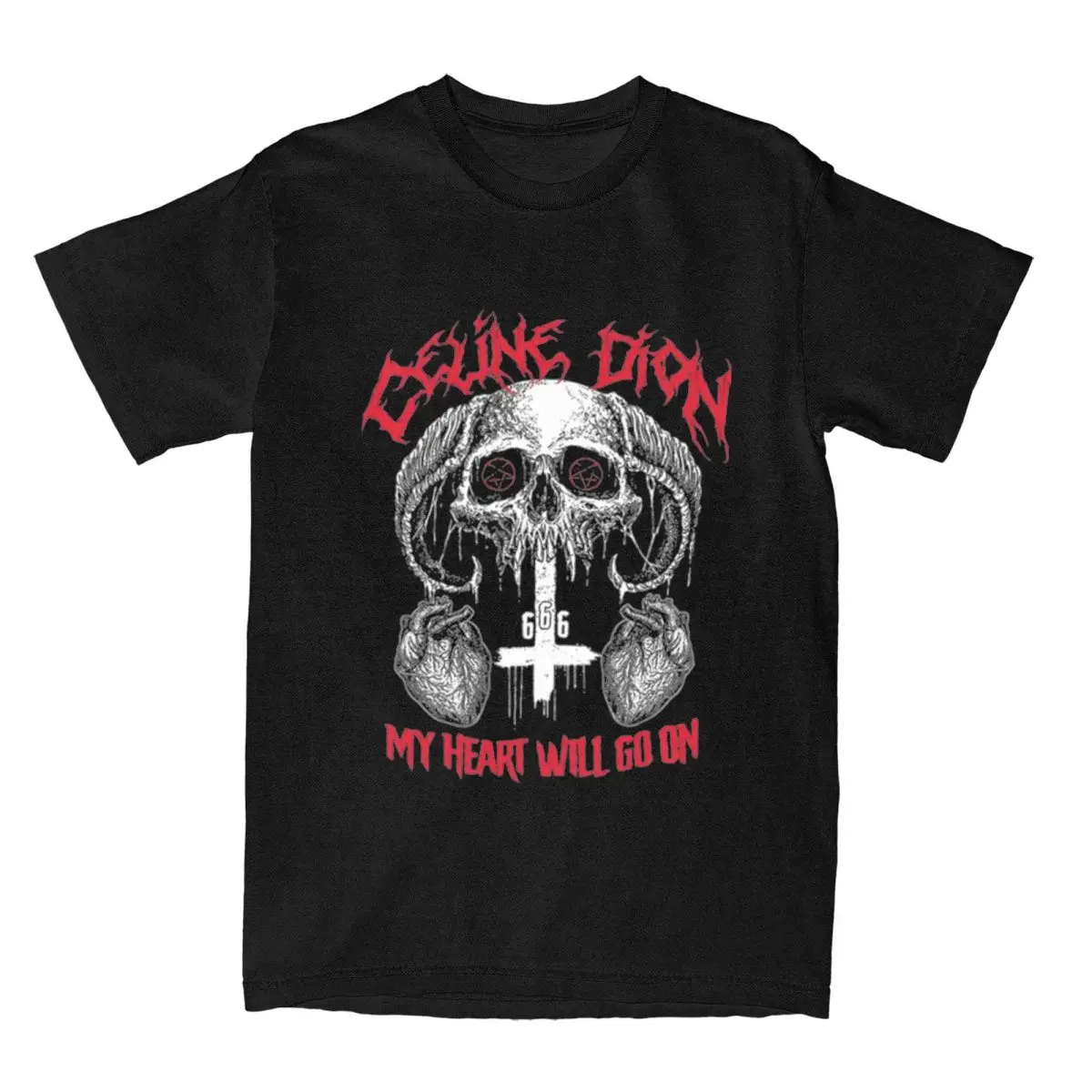 Uomo Donna Band C-Celine Metal Music Graphic Printed Tee Shirt Merch Magliette In Cotone Vintage Tee Clothes Idea Regalo