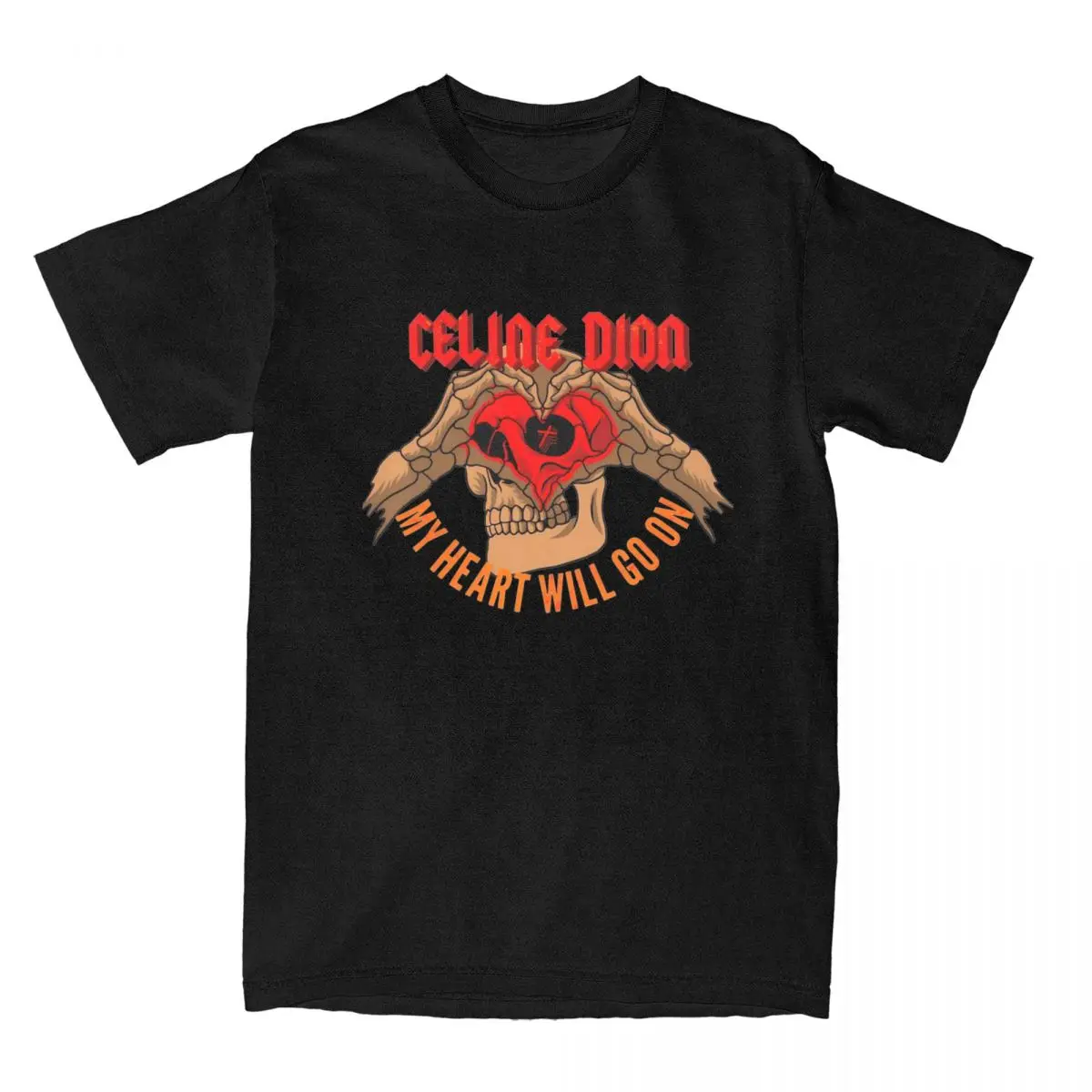 Funny Band C-Celine Heavy Metal Music T Shirt Per Uomo Donna 100% Cotone Tees Shirt Gift Clothes
