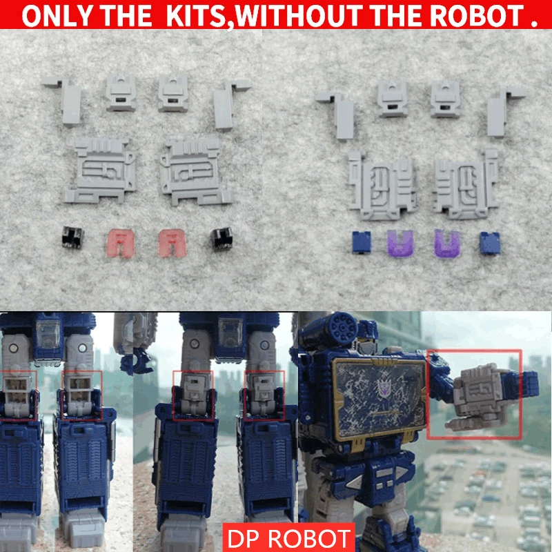 Nuovo Kit Di Aggiornamento Filler 3D Fai-Da-Te Per La Trasformazione Siege Soundwave Soundblaster Action Figure Accessori