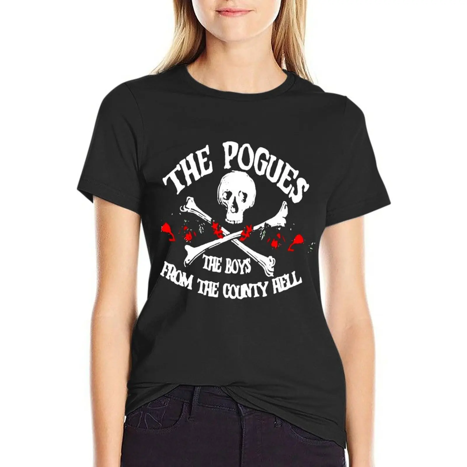 The Pogues T-Shirt T-Shirt Per Donna Pack Cat Shirts For Women T Shirt For Women