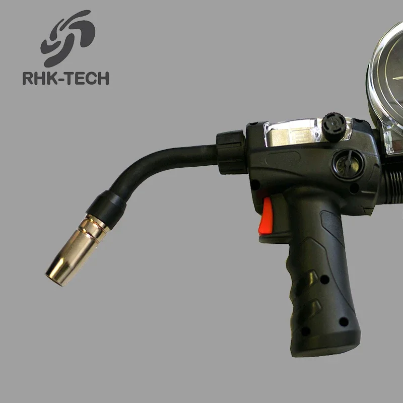 Rhk Lb250 Factory Euro Connector 200Amp Raffreddato A Gas Mig Mag Trafilatura Saldatura Torcia Bobina Pistola Con Regolabile Swanneck