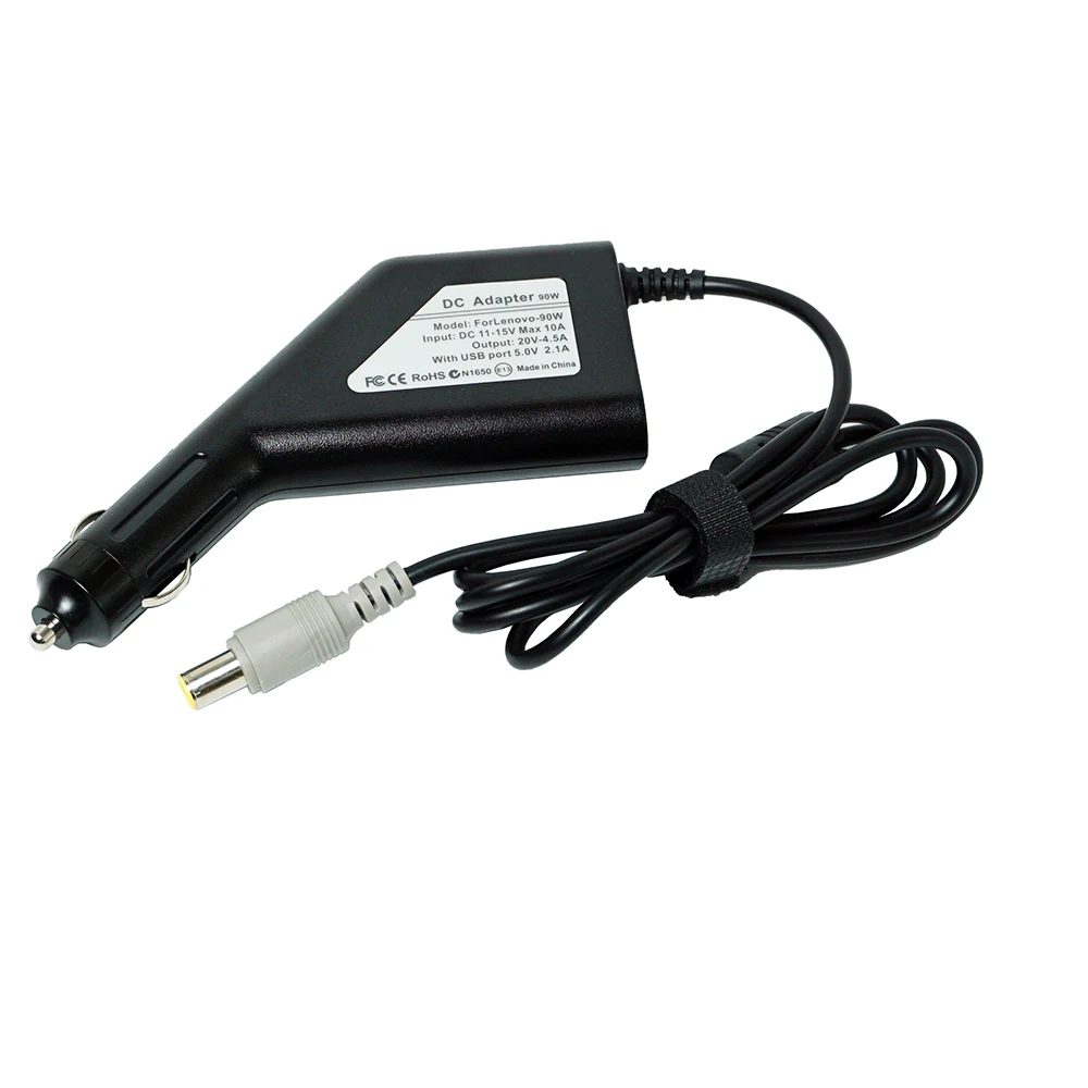 Caricabatteria Da Auto Per Laptop 20V 4.5A Per Lenovo Thinkpad X60 X61 Z60 Z61 X200 X300 T60 T61 T400 T420 T420S T520 X220 Sl400