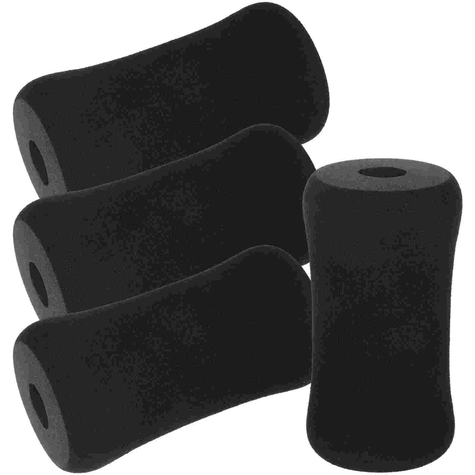 4 Pezzi Foam Foot Pads Roller Buffer Tube Cover Leg Extension Machine Cover Fitness Buffer Tube Cover