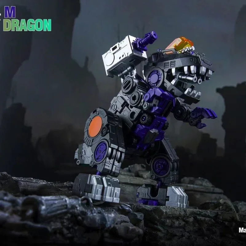 Dr. Wu Transformation Extrme War Dw-E14M Metallic Color Energy Dragon Tripticon Four Forms Figure Toys