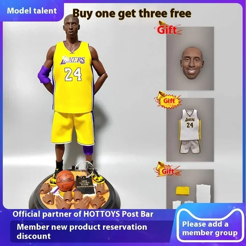 1/6 Nba Basketball Star Player Handwork Kobe Bryant Soldier Set Acquista Uno Ottieni Tre Gratis