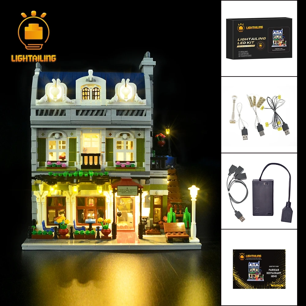 Lightailing Led Light Kit Per 10243 Building Block Set (Non Includere Il Modello) Giocattoli Per Bambini