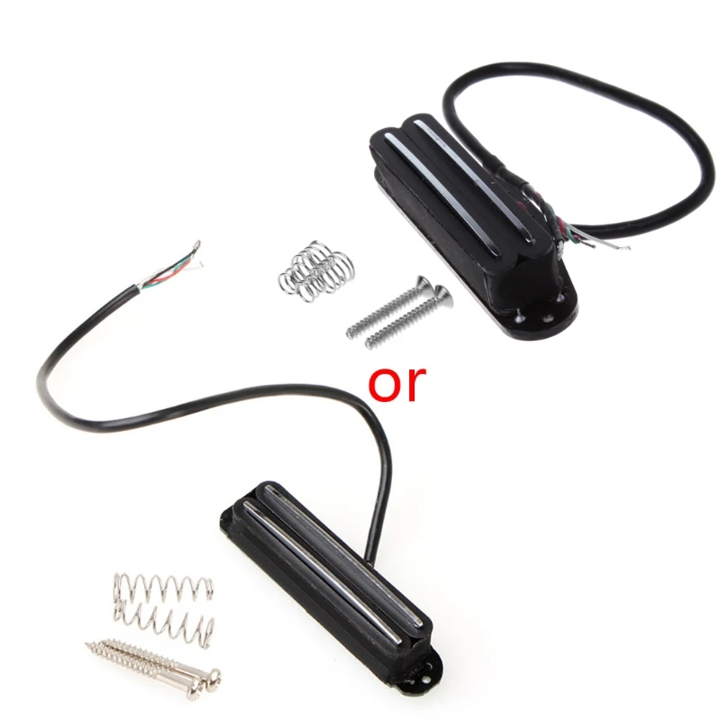 1X Dual Humbucker Ferroviarie Electric Guitar Neck Pickup Per Strat Stratocaster Caldo Accessori Per Chitarra