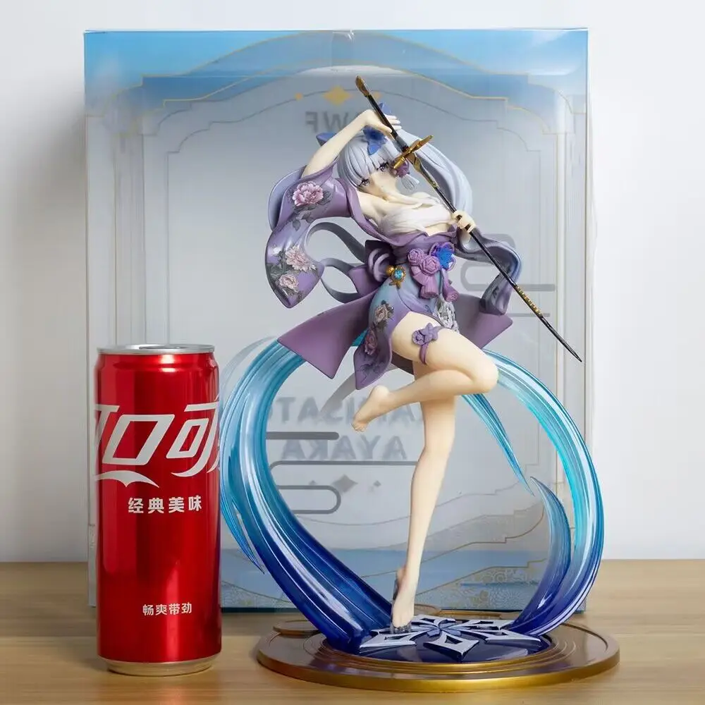 Kamisato Ayaka Handheld Genshin Impact Linghua Egret Return Game Animation Anime Model Ornaments Premium Edition