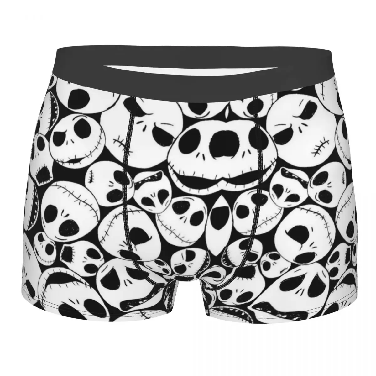 The Nightmare Before Christmas Underwear Men Printed Custom Horror Movie Boxer Shorts Mutandine Slip Mutande Traspiranti