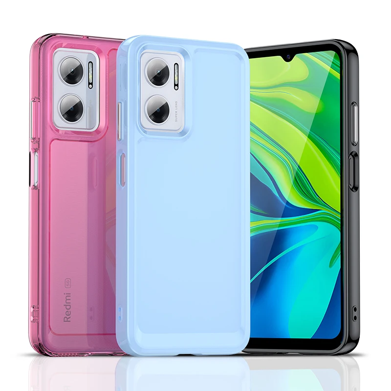 Custodia Per Telefono Paraurti In Silicone Antiurto Candy Per Redmi Note 11E/10 5G/10 Plus 5G/11 Prime 5G