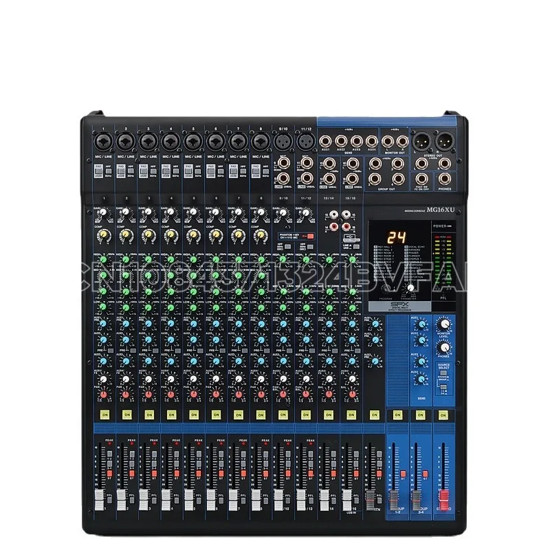 Mg Mixer Professionale Mg10Xu/Mg12Xu/Mg16Xu Road Stage Wedding Performance Conference Phantom Effect Mixer