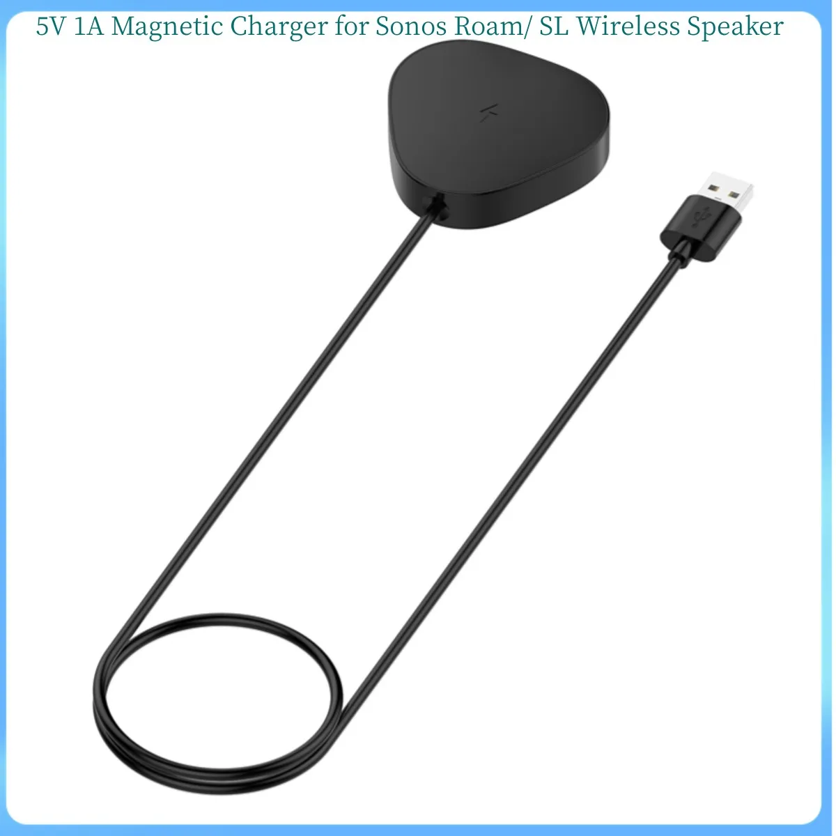 Caricabatterie Magnetico 5V 1A Per Sonos Roam/ Sl Altoparlante Wireless Compatibile Con Denti Blu Con Protezione Da Sovracorrente