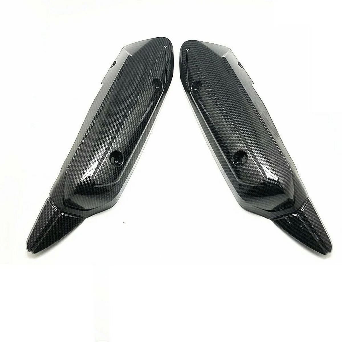 Carbon Fiber Pattern Side Panel Exhaust Upper Heat Shield For Yamaha Yzf-R1 R1 2009-2014