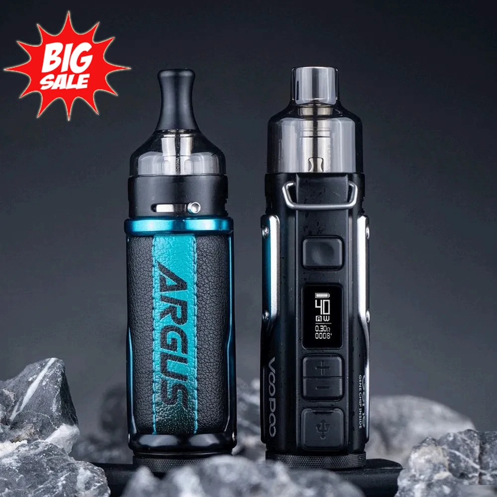 [Grande Vendita] Voopoo Argus Kit Ufficiale 40W Pod Mod 1500Mah Batteria Con 2Ml/4.5Ml Pnp Pod Cartuccia Sigaretta Elettronica Vape