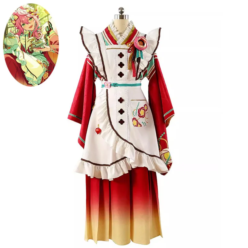 Gioco Ensemble Stars Himemiya Tori/Shiina Niki/Shino Hajime/Tenshouin Eichi Costume Cosplay Donna Kimono Outfit Vestiti Di Halloween