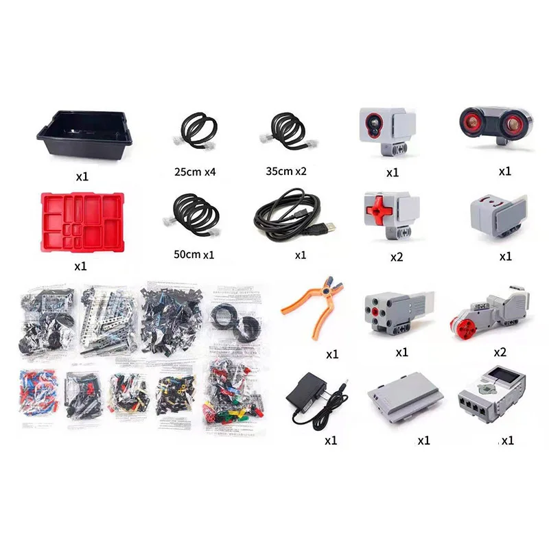 Nuovo Ev5 Ev6 Compatibile Con 45544 Scienza Educazione Building Block Robot Programmazione Creativa Programma App Intelligente Regali Giocattolo