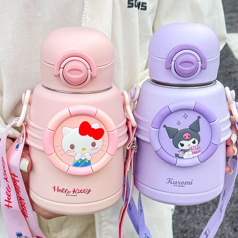 Helokiti Curomycina Morol Thermos In Acciaio Inox Flask Cartoon Thermos Bottiglia D'Acqua Bambini Ragazze Thermos Tazza Regalo Sanios