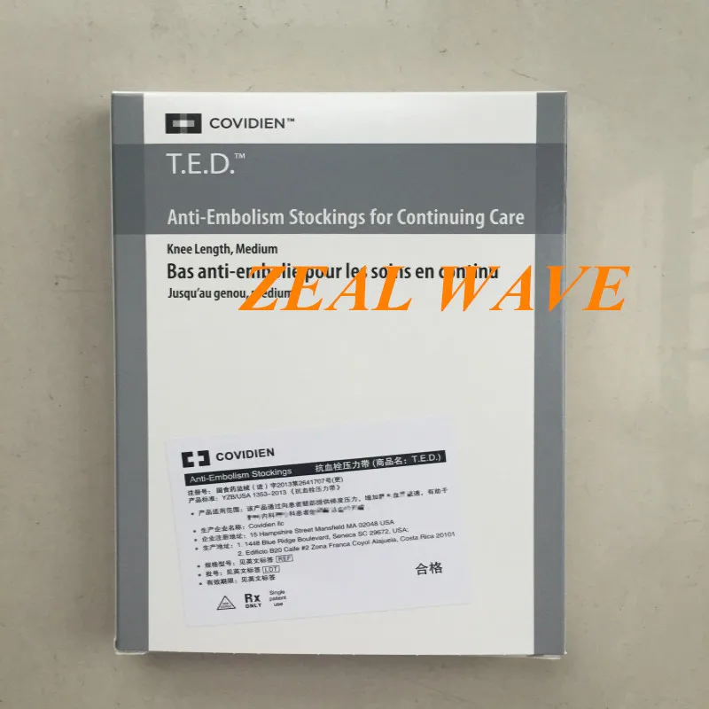 American Covidien Tyco Ted Calze Elastiche Anti-Trombosi Cintura Di Pressione Gradiente Di Pressione Corto