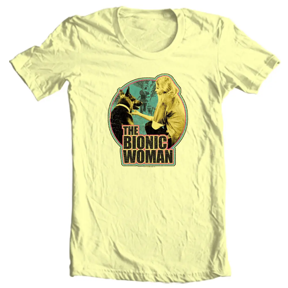 T-Shirt Donna Bionica T-Shirt Grafica Classica Da Uomo Six Million Dollar Man Nbc313