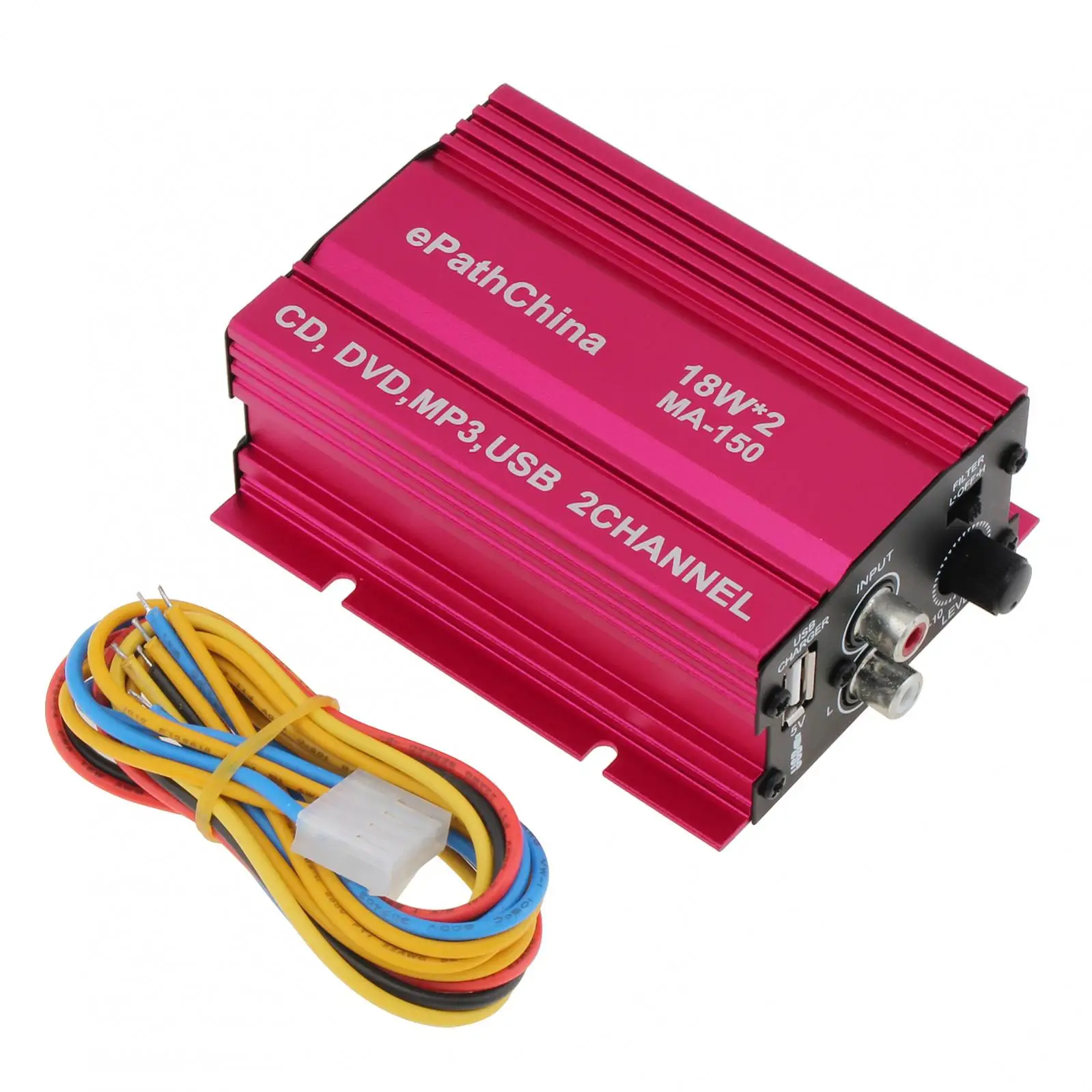 Amplificatore Audio A Doppio Canale 12V Mini Potenza Audio Digitale Portatile Amplificatore Fai Da Te Subwoofer Per Altoparlante/Auto Auto/Moto