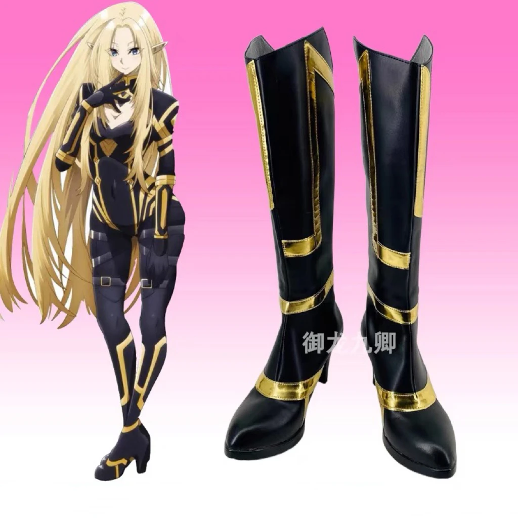 Anime The Eminence In Shadow Alpha Cosplay Stivali Scarpe Gioco Di Ruolo Stivali Su Misura