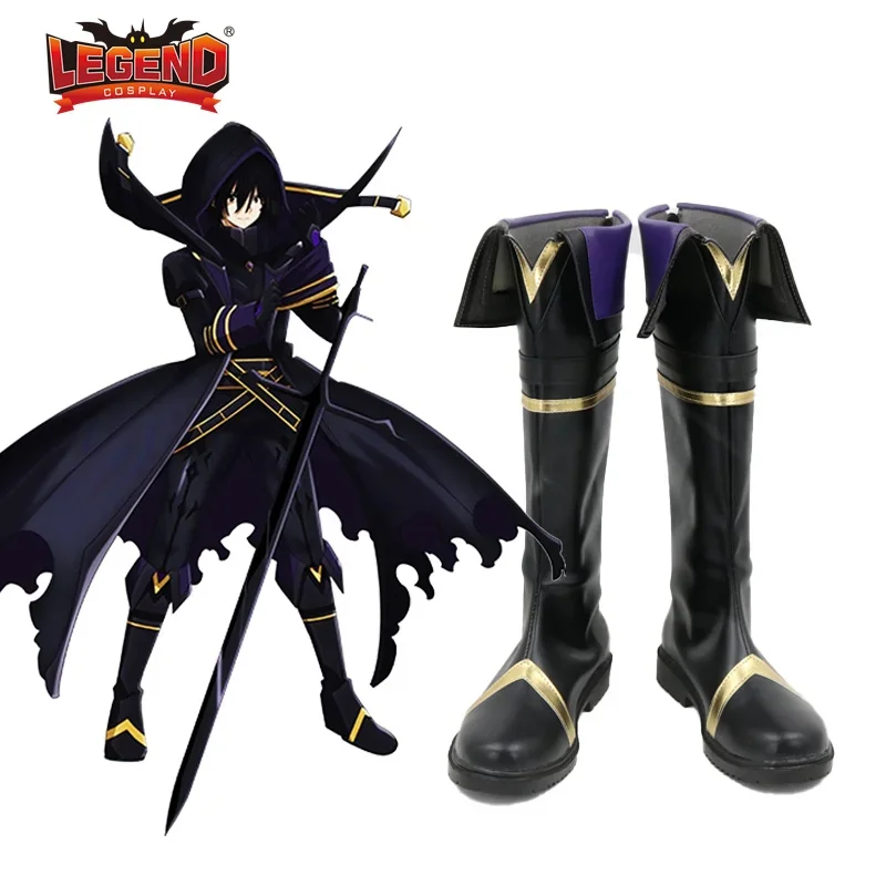 Anime The Eminence In Shadow Cid Kagenou Scarpe Cosplay Shadow Garden Scarpe Con Tacco Alto Stivali Da Cavaliere Accessori Festa Di Halloween