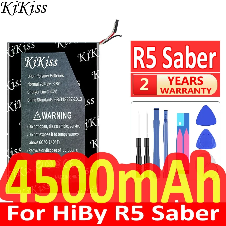 Batteria Potente Kikiss Da 2300Mah/4500Mah Per Hiby R5 Saber R3 Pro
