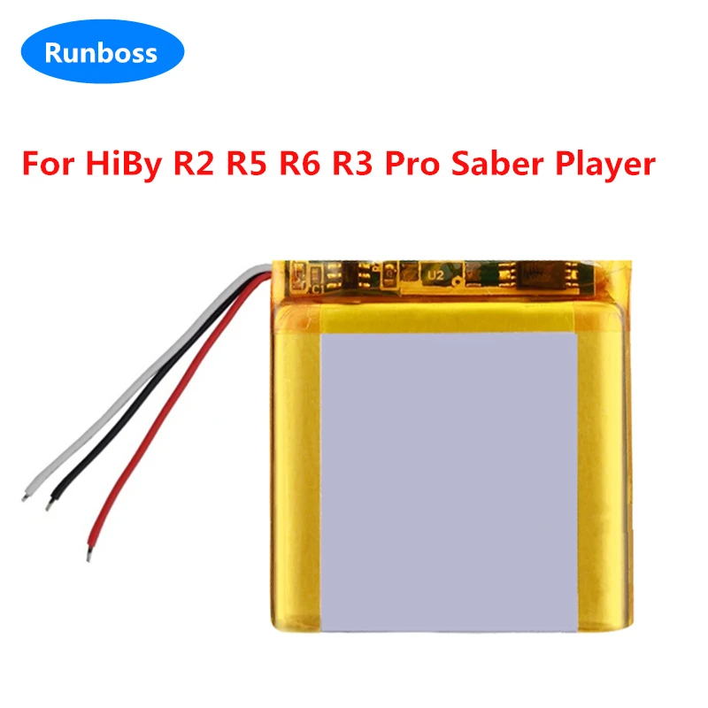 Nuova Batteria Da 2000Mah 4000Mah Per Hiby R2 R5 R5S R6 R3 Pro R6Pro Saber Player Li-Po Li-Polymer Sostituzione Ricaricabile Pack