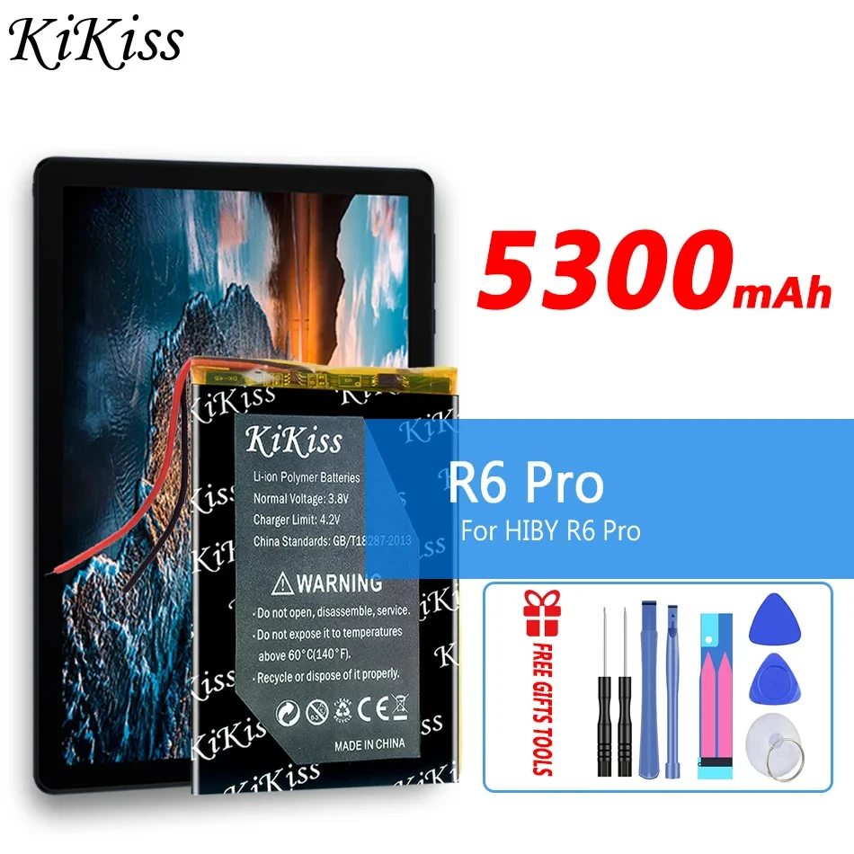 Kikiss Potente Batteria R 2 R 3 R 5 R 6 Pro Per Batterie Hiby R2 R3 R5 R6 Pro R6Pro