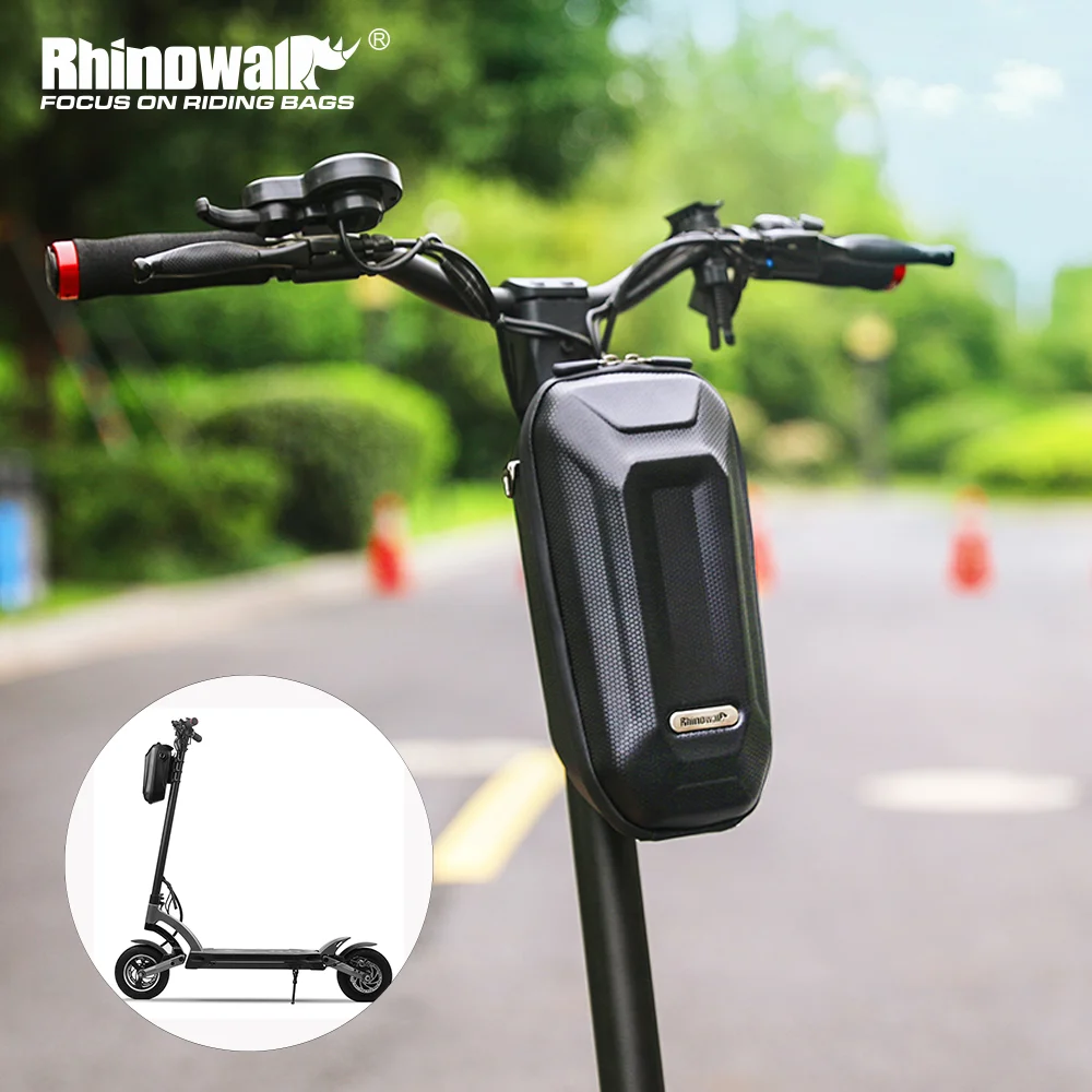 Rhinowalk Escooter Bag 4L Light Rainproof Hard Shell Case Bag Scooter Elettrico Manubrio Hanging Storage Bag Per Xiaomi