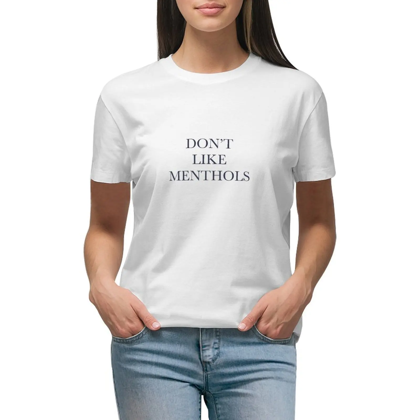 Non Mi Piace Menthens T-Shirt Lipon Healy Vestiti Kawaii Vestiti Della Signora Top T-Shirt Donna