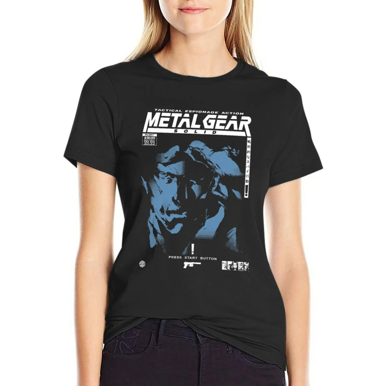 Mgs1 - Snake T-Shirt T-Shirt T-Shirt Dress For Women Long Women'S Cotton