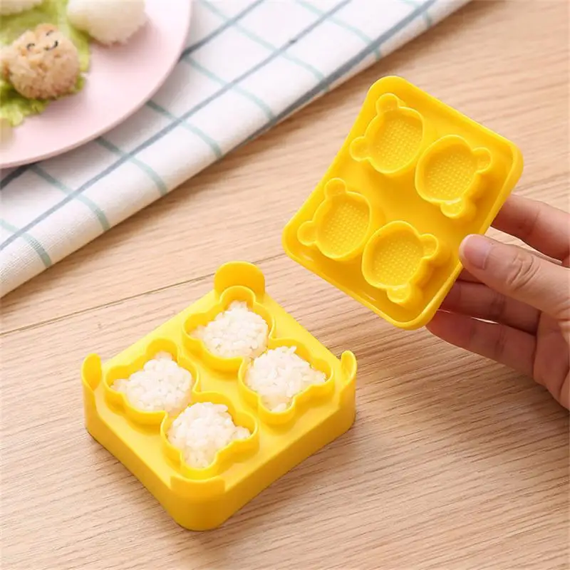 Stampo Per Palline Di Riso Nori Punch Sushi Dispositivo Di Goffratura Sushi Maker Mold Sushi Kit Bear Baking Bento Kitchen Making Strumenti Per Sushi